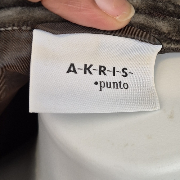 AKRIS PUNTO Bergdorf Velvet Fitted Corduroy Cotton Blazer Jacket(4) - Picture 8 of 11